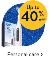 Up to 40% off - Personal care