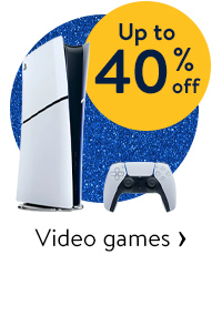 Up to 40% off - Video games