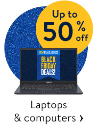 Up to 50% off - Laptops & computers