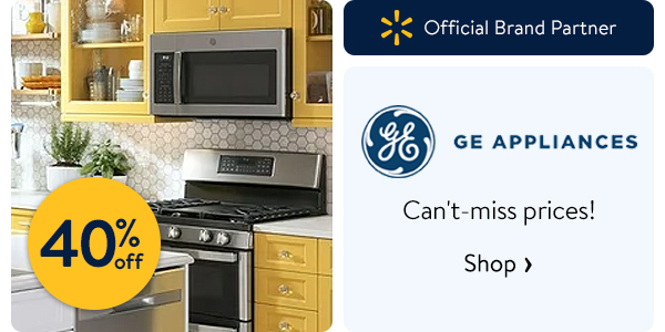 40% off - GE Appliances - Can't-miss prices!