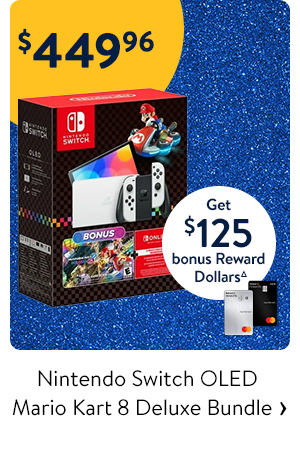 Get $125 bonus Reward Dollars∆ - Nintendo Switch OLED Mario Kart 8 Deluxe Bundle