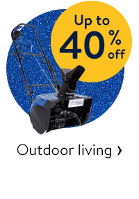 Up to 40% off - Outdoor living