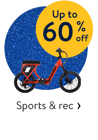 Up to 60% off - Sports & rec