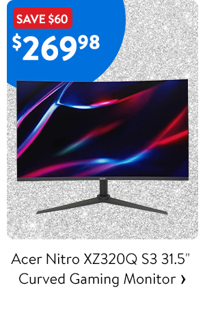 Acer Nitro XZ320Q S3 31.5 inch Curved Gaming Monitor