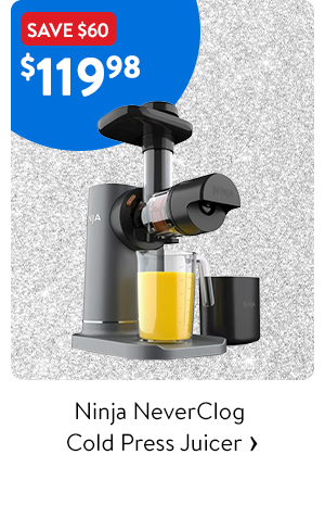 Ninja NeverClog Cold Press Juice