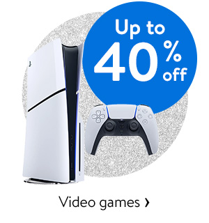 Up to 40% off - Video games