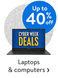 Up to 40% off - Laptops & computers