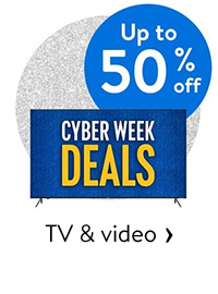 Up to 50% off - TV & video