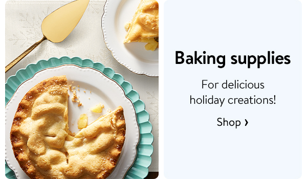 Baking supplies - For delicious holiday creations!