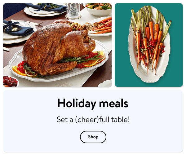 Holiday meals - Set a (cheer)full table!