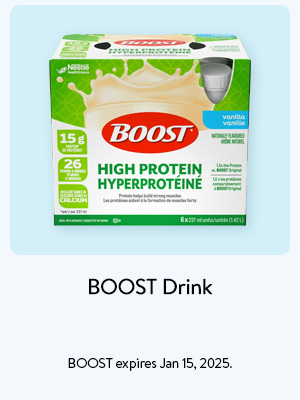 BOOST Drink - BOOST expires Jan 15, 2025.