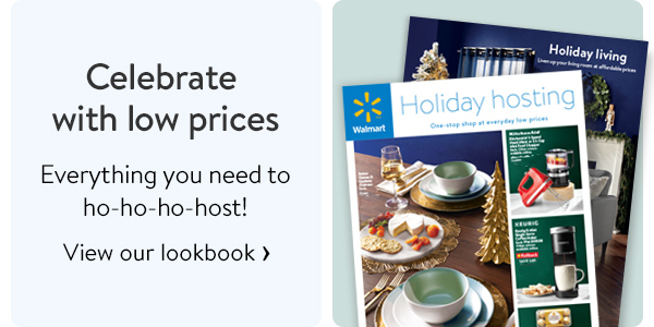 Celebrate with low prices - Everything you need to ho-ho-ho-host!