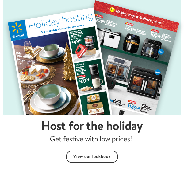 Host for the holiday - Get festive with low prices!