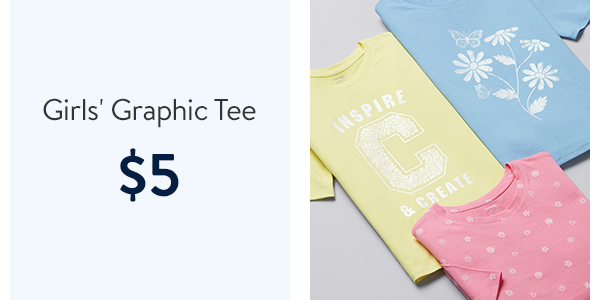 Girls' Graphic Tee