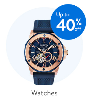 Up to 40% off - Watches