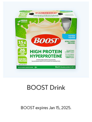 BOOST Drink - BOOST expires Jan 15, 2025.