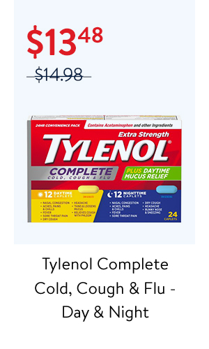 Tylenol Complete Cold, Cough & Flu - Day & Night