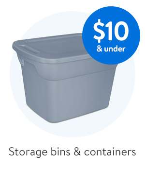 Storage bins & containers - $10 & under