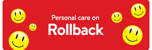 Personal care on Rollback