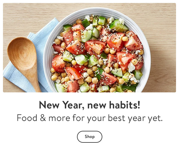 New Year, new habits! Food & more for your best year yet.