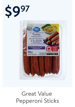 Great Value Pepperoni Sticks