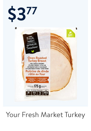 Your Fresh Market Turkey