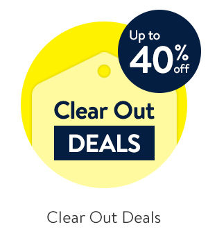 Up to 40% off - Clear Out Deals