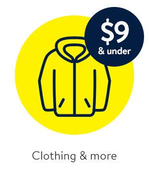 $9 & under - Clothing & more