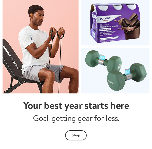 Your best year starts here - Goal-getting gear for less.