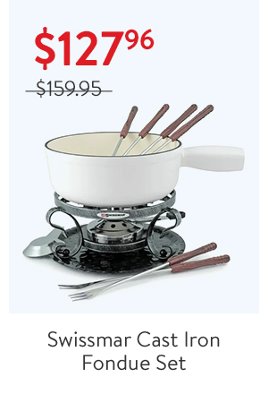 Swissmar Cast Iron Fondue Set