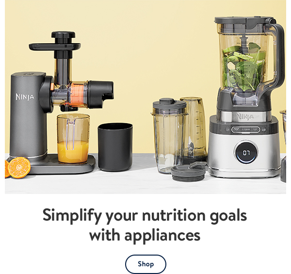 Simplify your nutrition goals with appliances