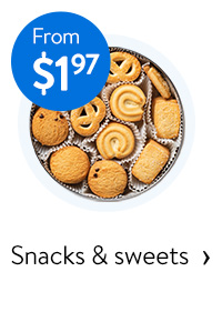 From $1.97 - Snacks & sweets