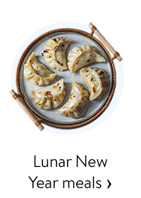 Lunar New Year meals