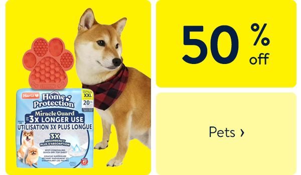 50% off - Pets