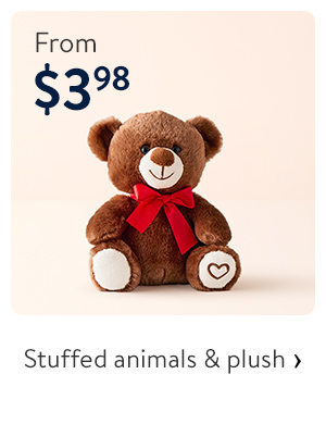 From $3.98 - Stuffed animals & plush