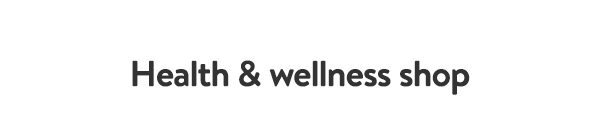 Health & wellness shop