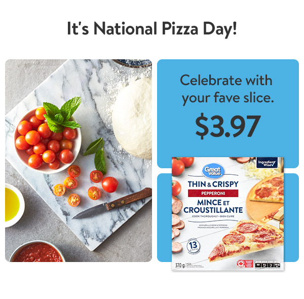 It's National Pizza Day! Celebrate with your fave slice.