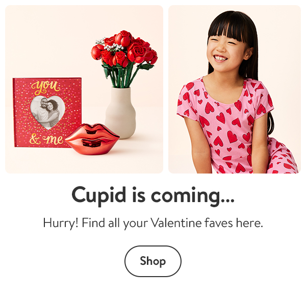 Cupid is coming… Hurry! Find all your Valentine faves here.