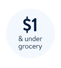 $1 & under grocery