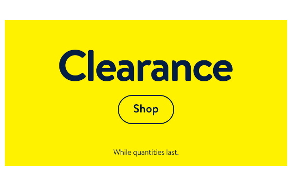 Clearance - While quantities last.