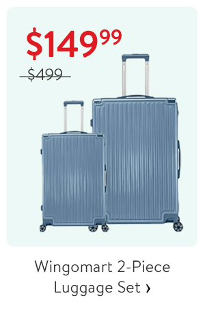 $149.99 - Wingomart 2-Piece Luggage Set