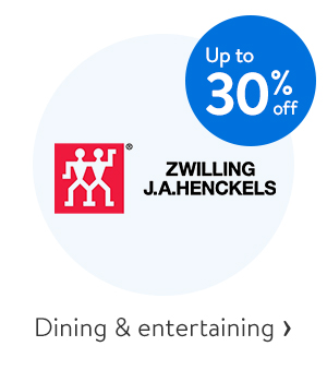 Up to 30% off - Zwilling - Dining & entertaining