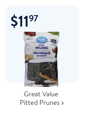 Great Value Pitted Prunes