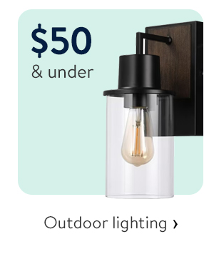 $50 & under - Outdoor lighting