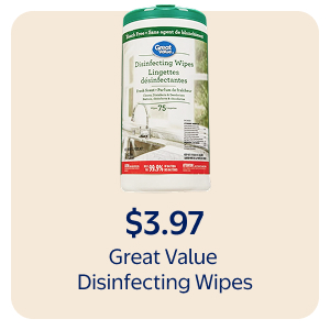 Great Value Disinfecting Wipes
