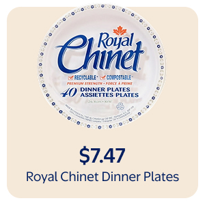 Royal Chinet Dinner Plates