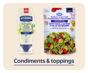 Condiments & toppings