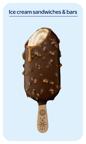 Ice cream sandwiches & bars