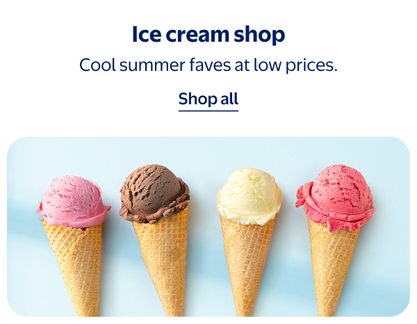 Ice cream shop - Cool summer faves at low prices.