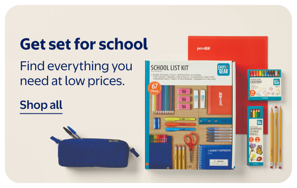 Get set for school - Find everything you need at low prices.